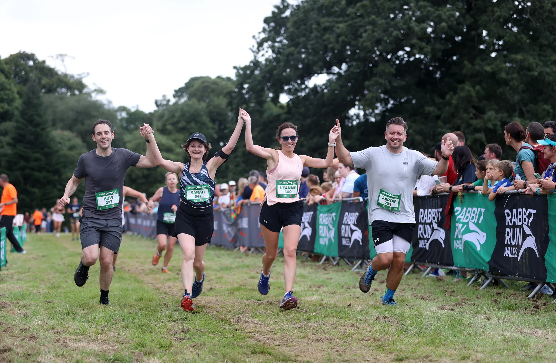Participants on the Rabbit Run course