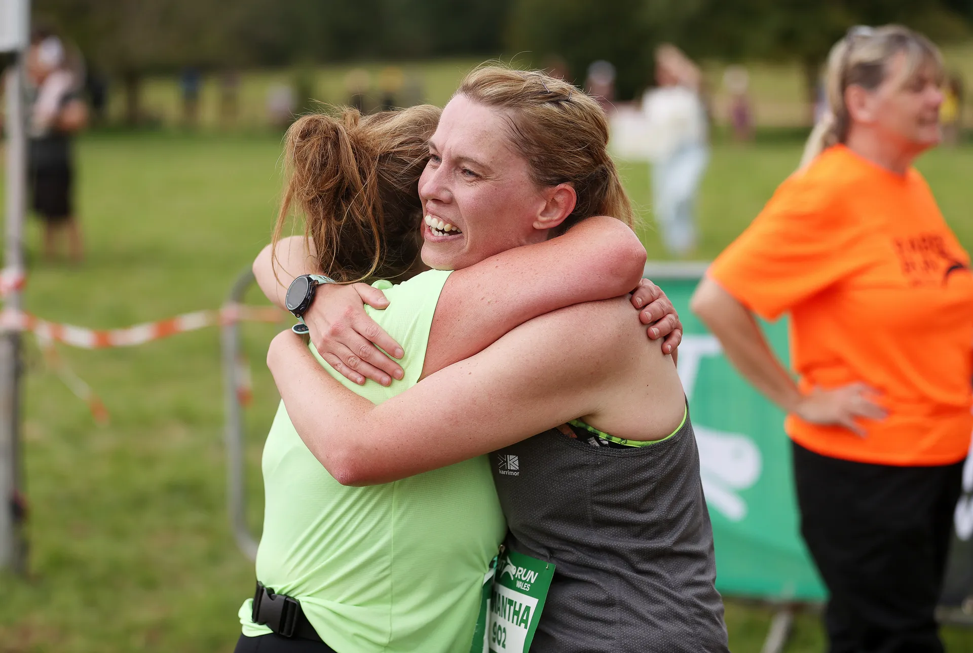 Participants preparing for the Pudding Run start