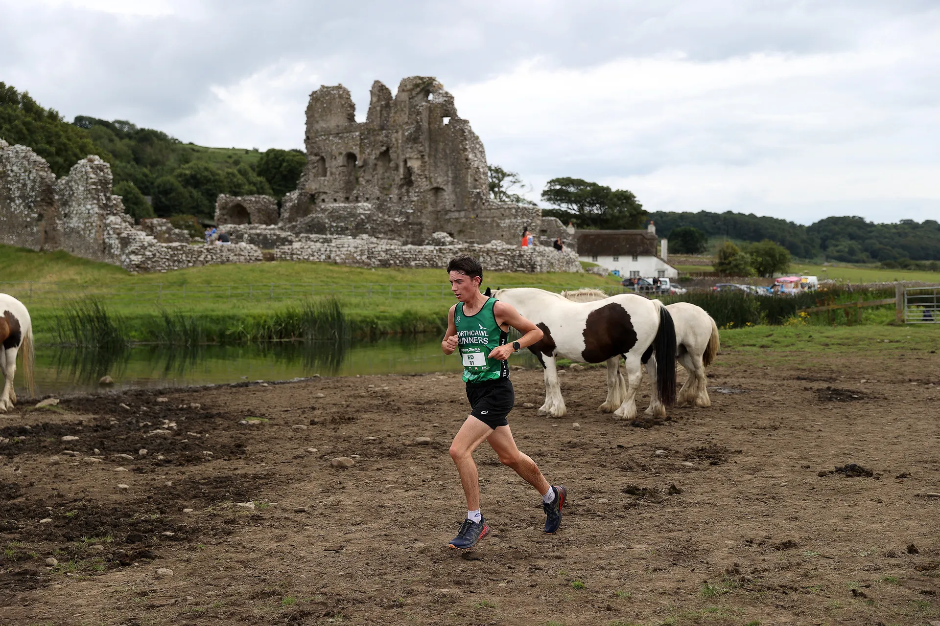 Festive costumes at a Pudding Run-style event
