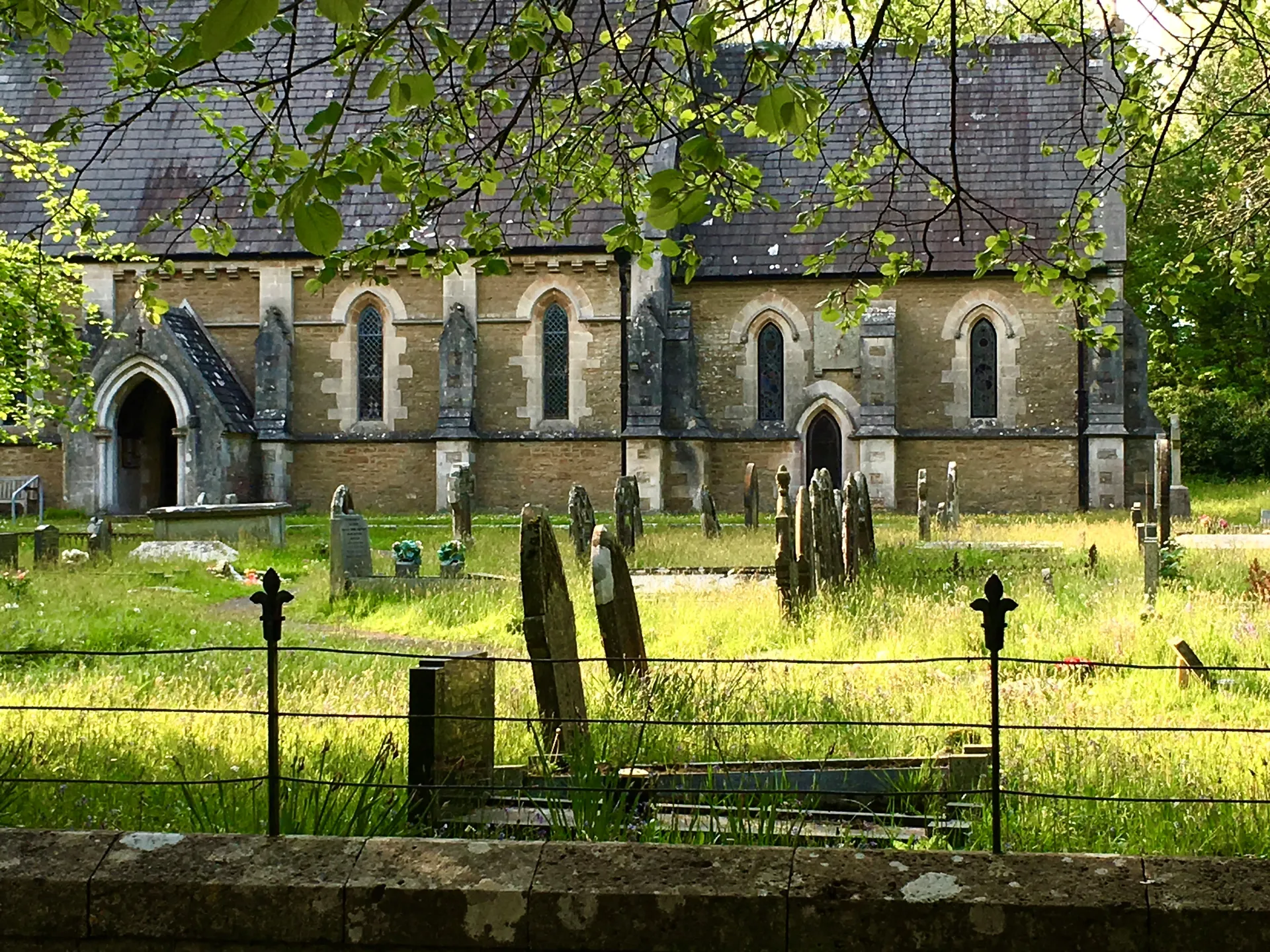 St Teilo's Church in Merthyr Mawr village